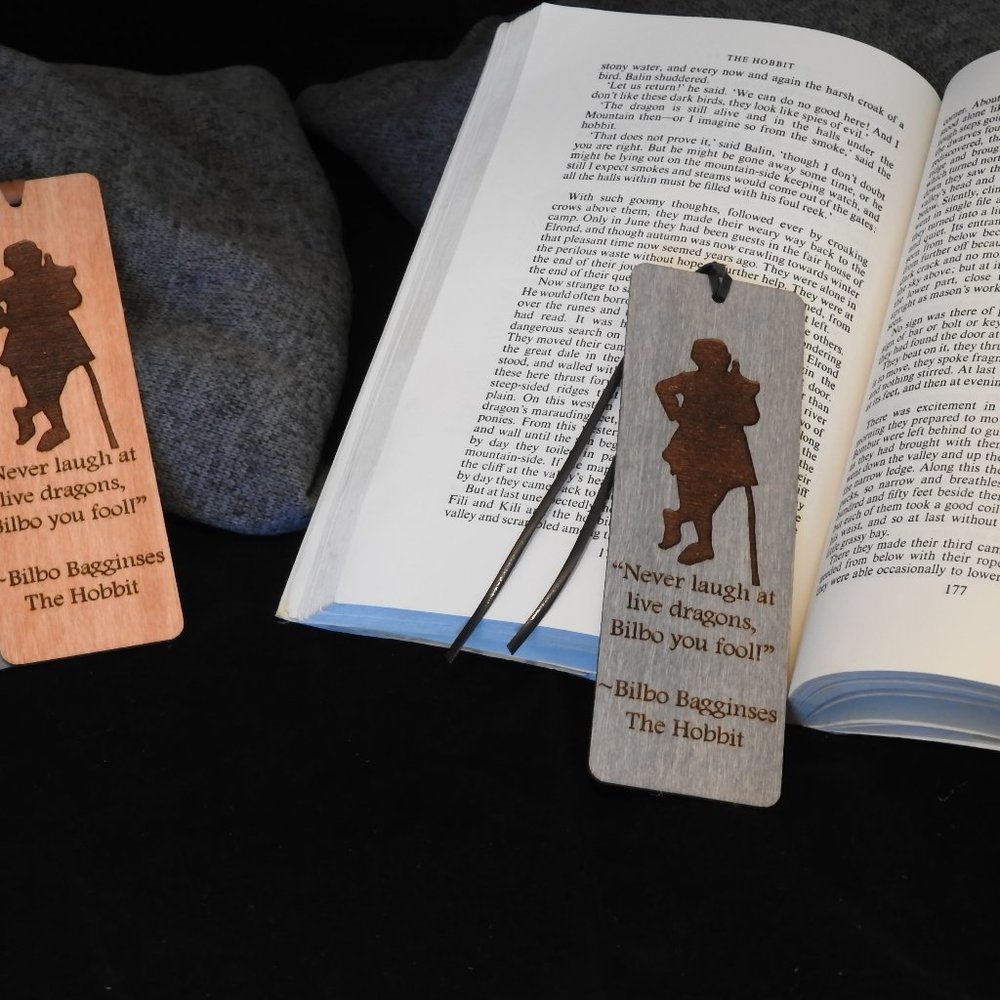 Wooden bookmark